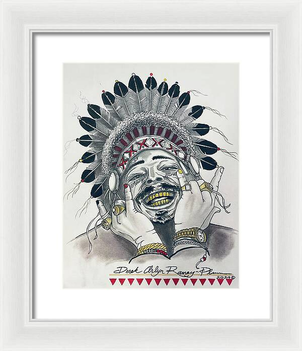 Chief Malone - Framed Print
