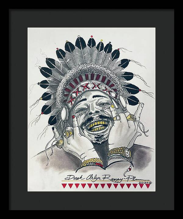 Chief Malone - Framed Print