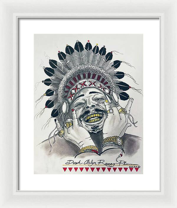 Chief Malone - Framed Print
