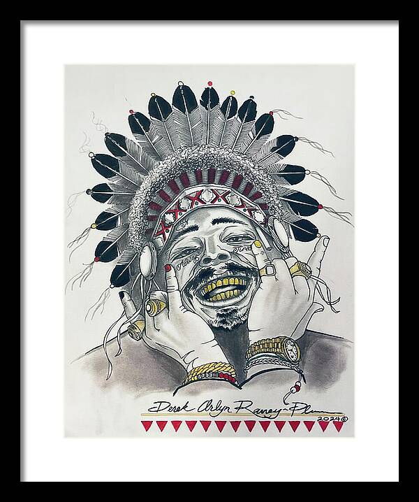 Chief Malone - Framed Print