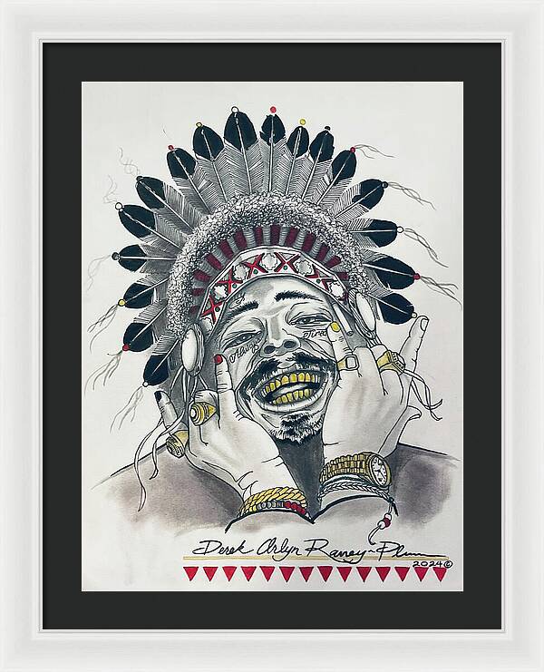Chief Malone - Framed Print