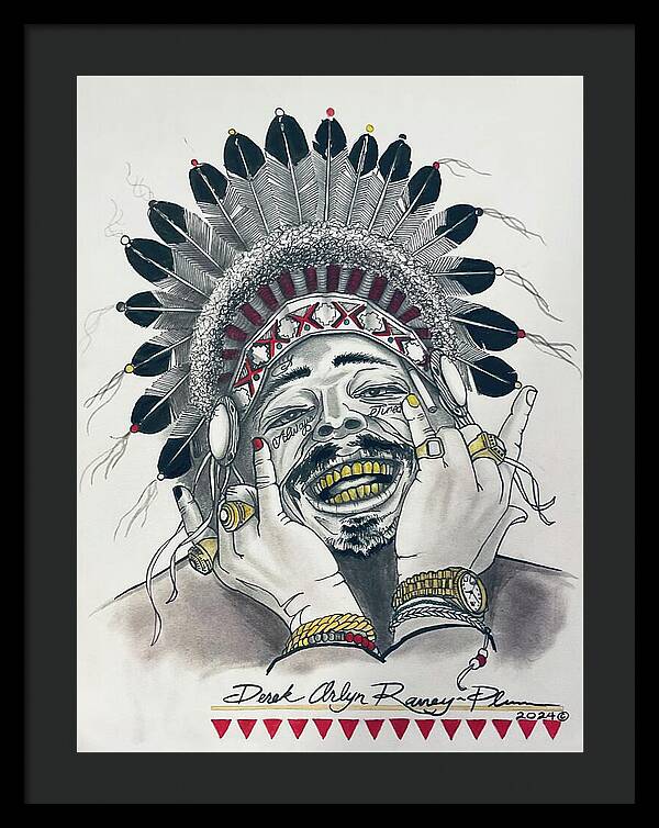 Chief Malone - Framed Print