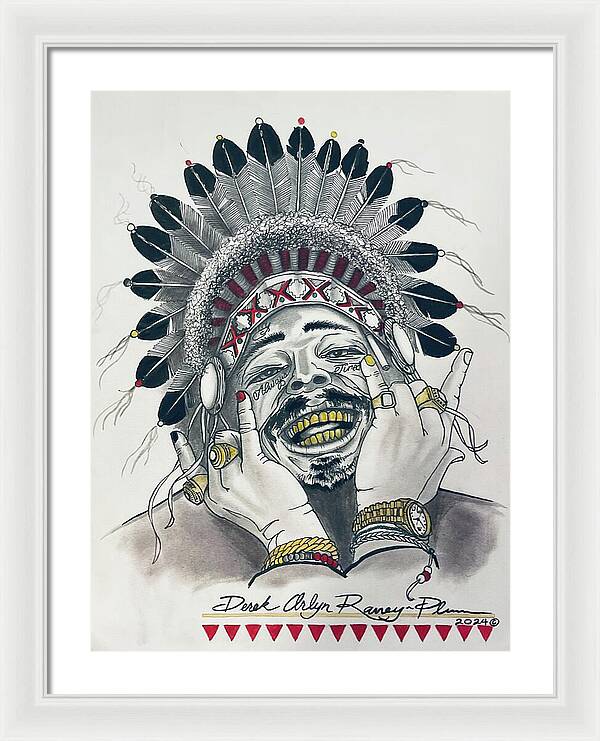Chief Malone - Framed Print
