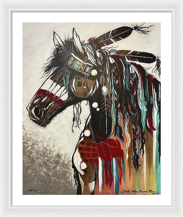 War Pony - Framed Print