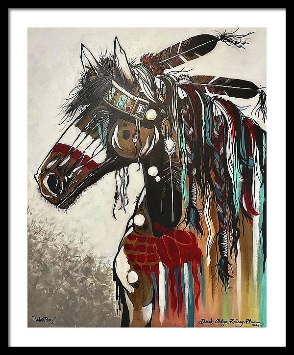 War Pony - Framed Print
