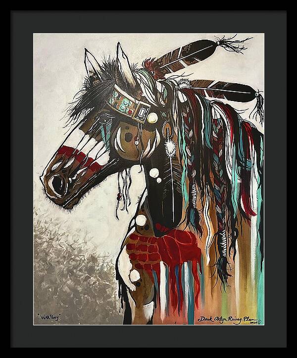 War Pony - Framed Print