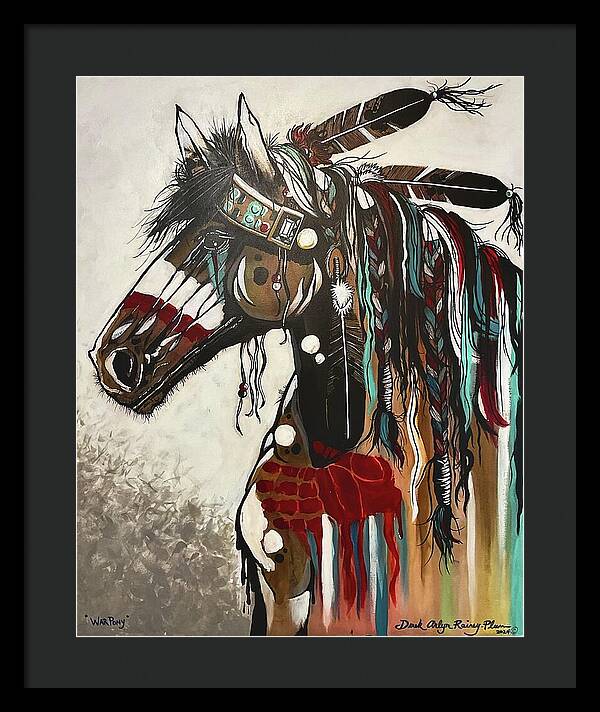 War Pony - Framed Print