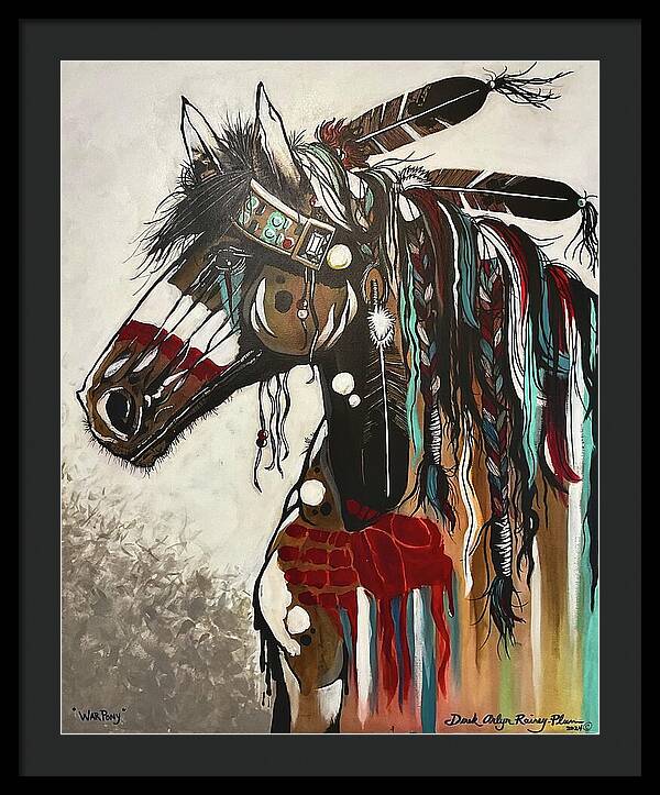 War Pony - Framed Print