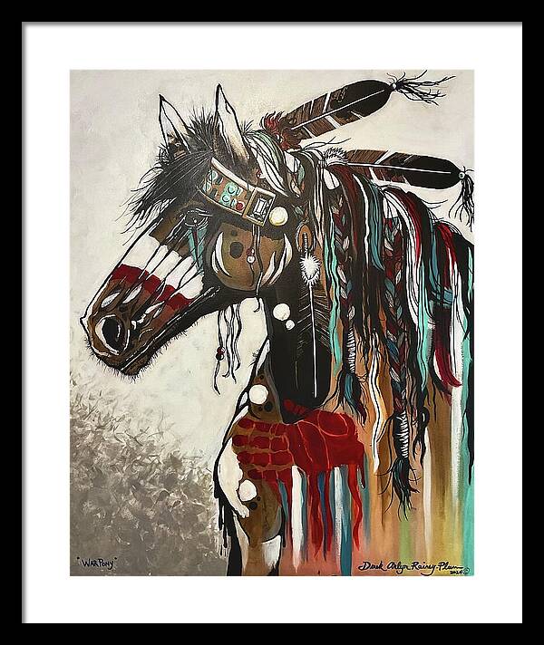 War Pony - Framed Print