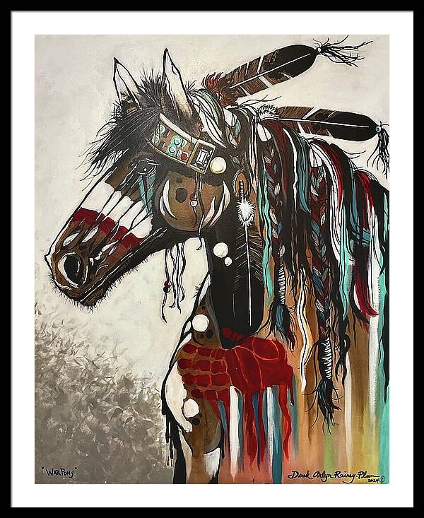 War Pony - Framed Print