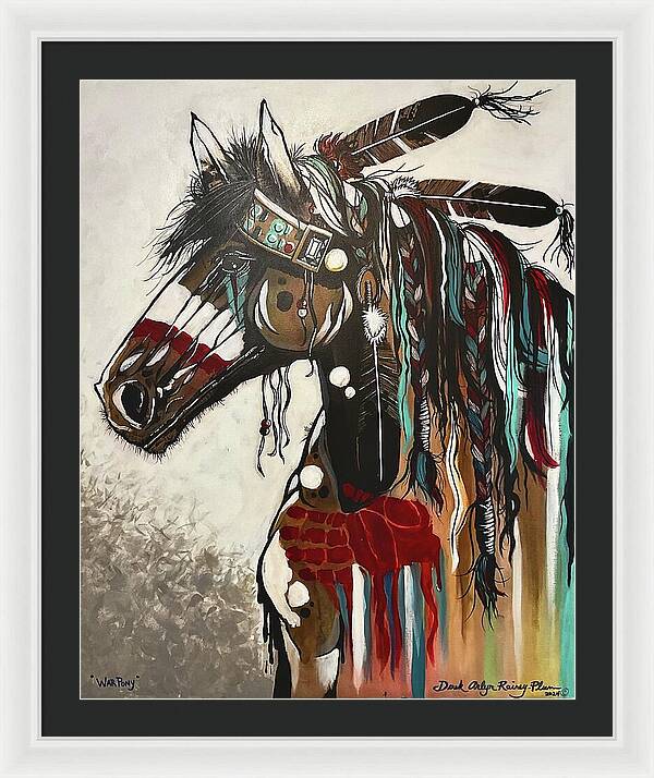 War Pony - Framed Print
