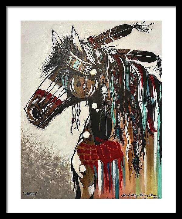 War Pony - Framed Print