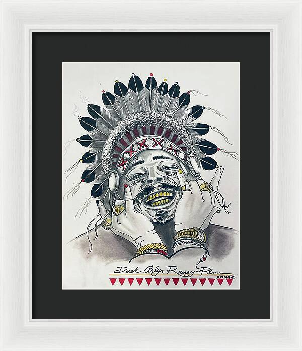 Chief Malone - Framed Print