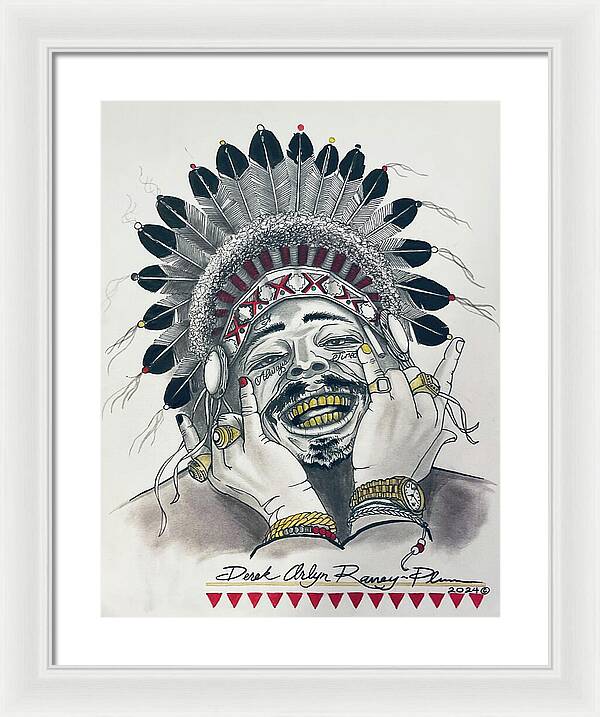 Chief Malone - Framed Print
