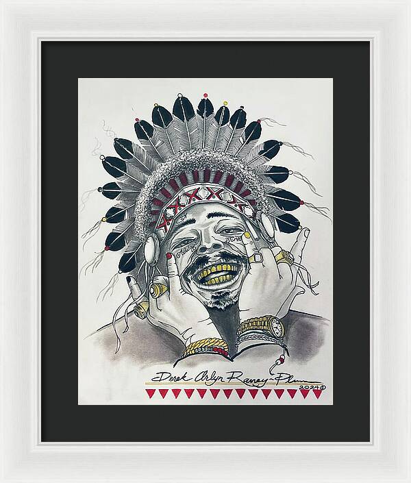 Chief Malone - Framed Print