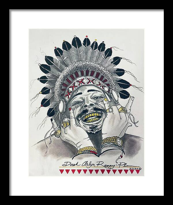 Chief Malone - Framed Print