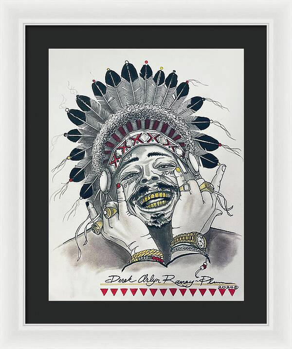 Chief Malone - Framed Print
