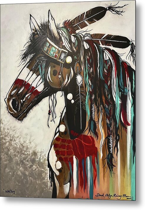 War Pony - Metal Print