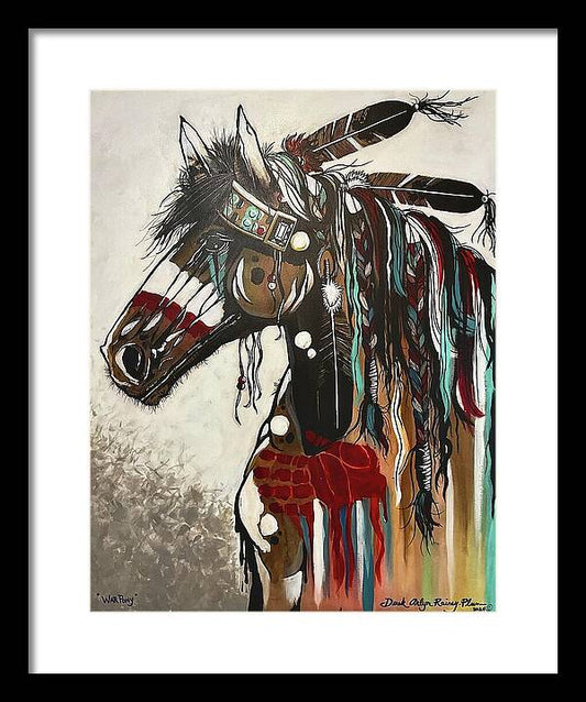 War Pony - Framed Print