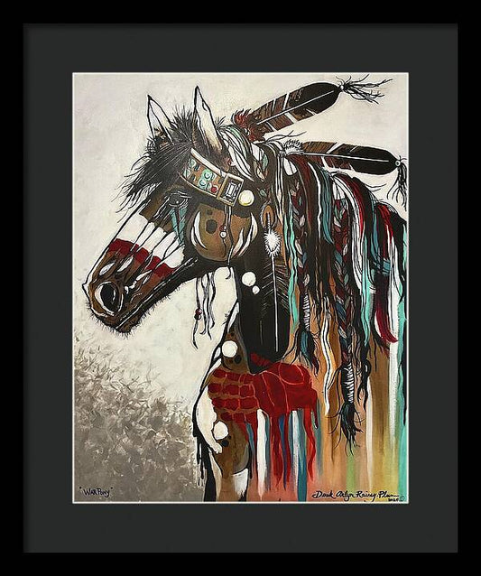 War Pony - Framed Print